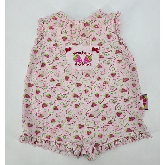 Vintage Y2K Bright Future Strawberry Shortcake Baby Romper - Picture 1 of 7
